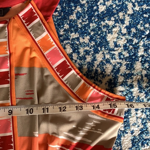 BCBG orange flowy dress - Picture 5 of 5